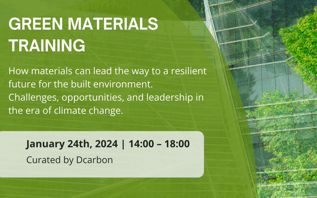 Seminar Green Materials Training