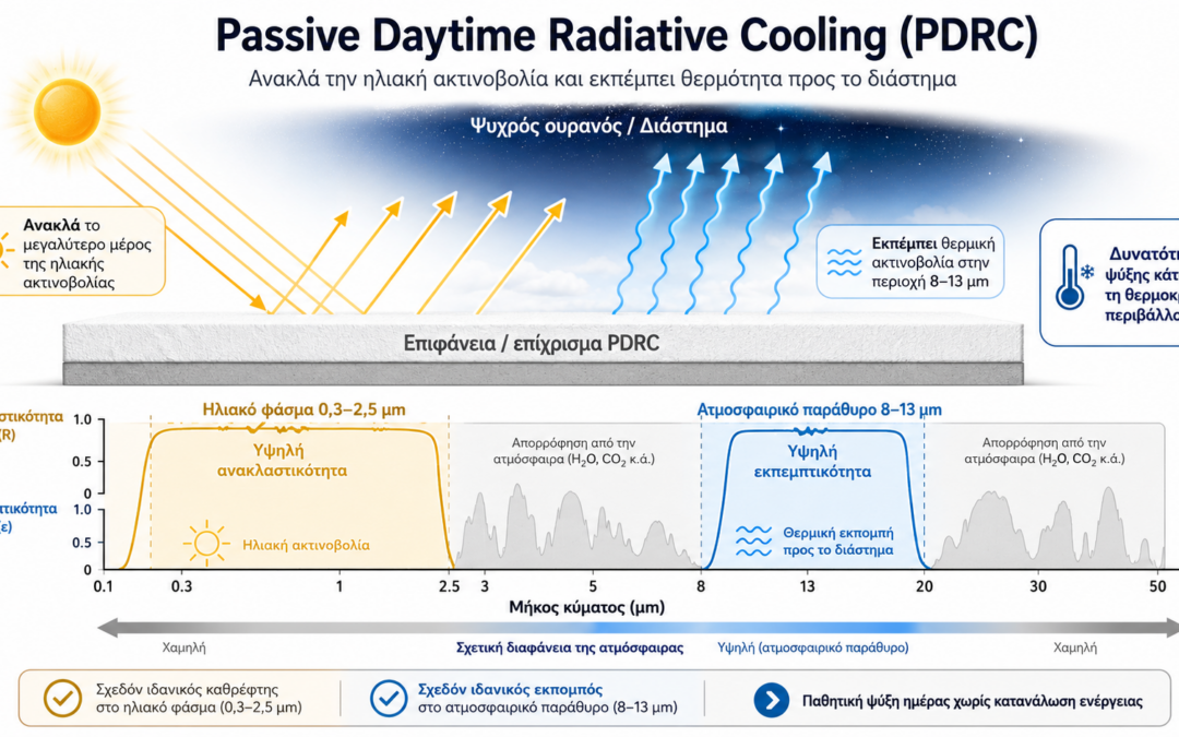 Passive Daytime Radiative Cooling (PDRC): Η επόμενη γενιά των cool coatings